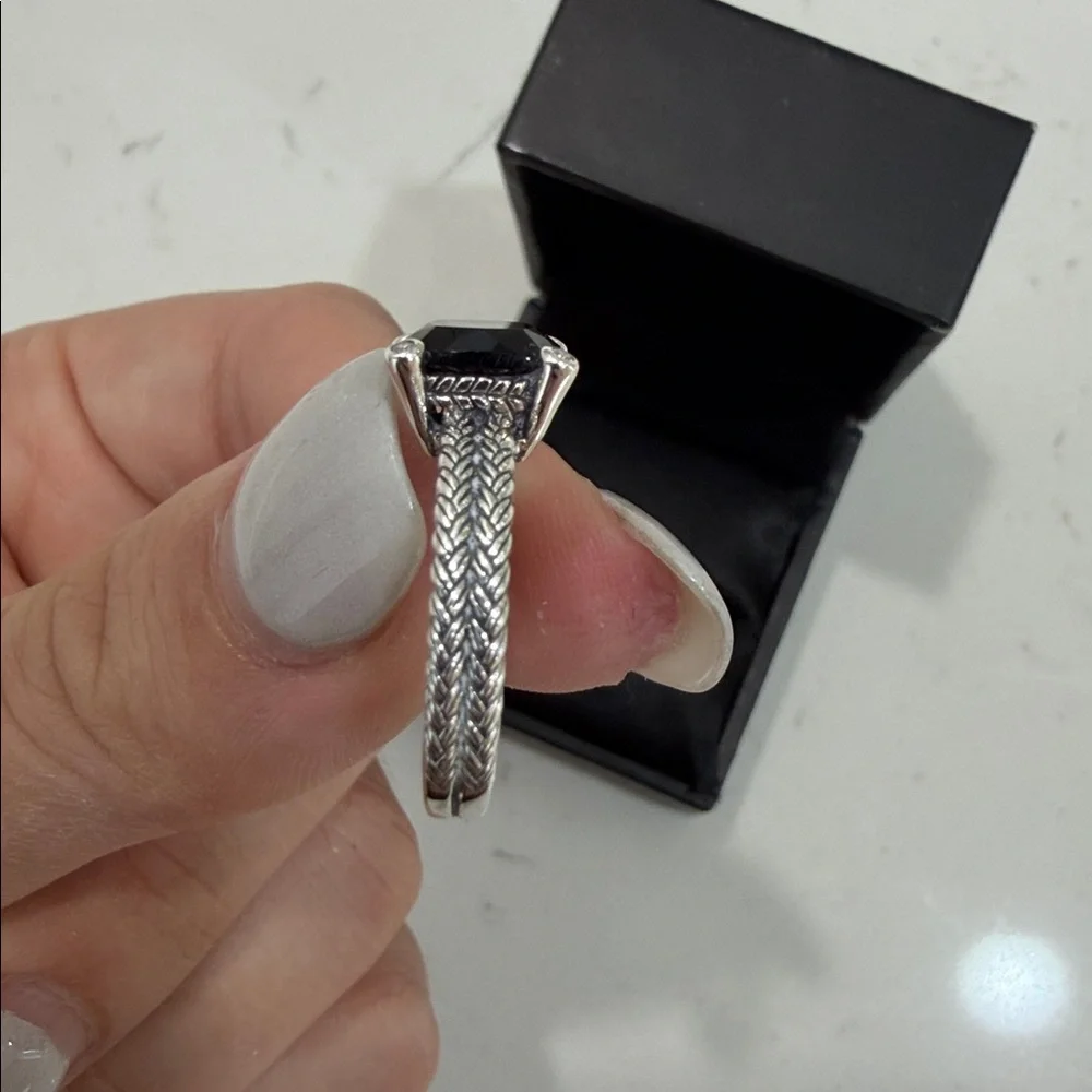 Effy Onyx Diamond Ring